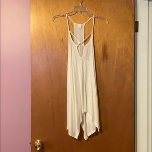 White flowy tank top